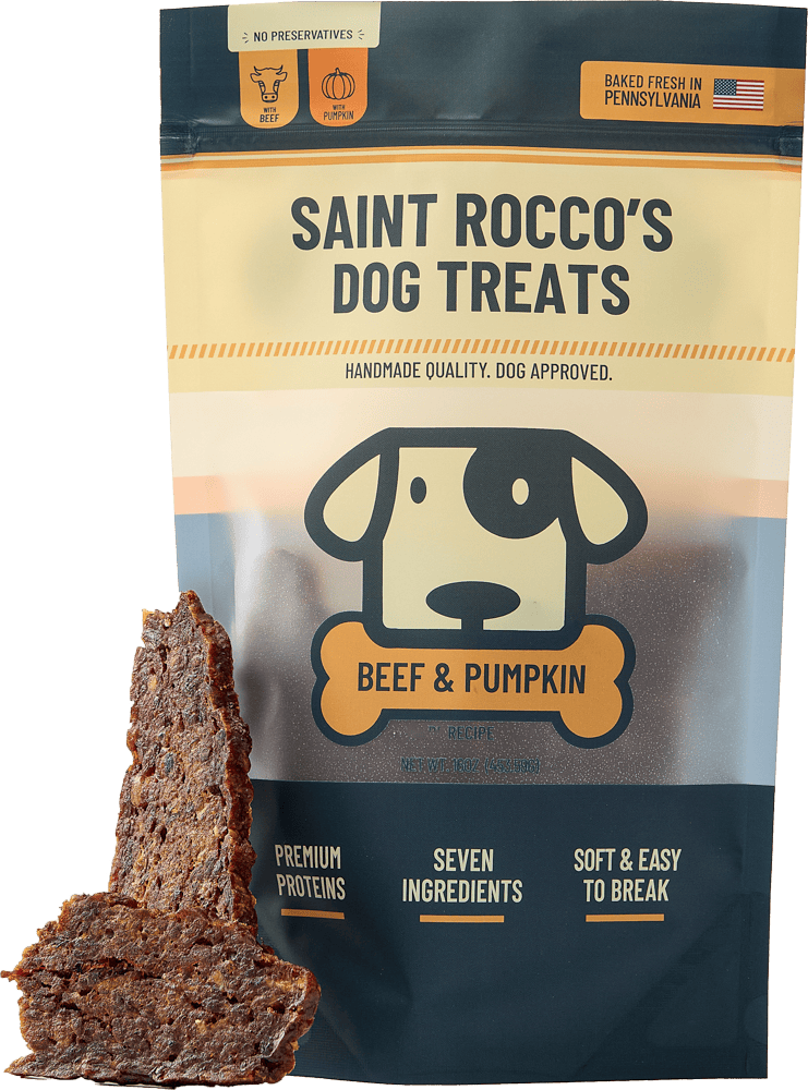 Beef and pumpkin front pack shot.