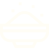 A simple, faint line drawing of a flying saucer or UFO with three dots above it, suggesting motion or lights. The background is light gray.