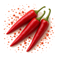 three red peppers