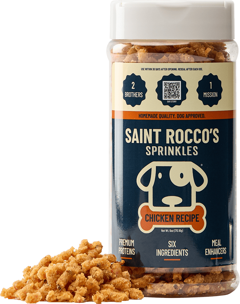 Chicken sprinkle bottle front shot.
